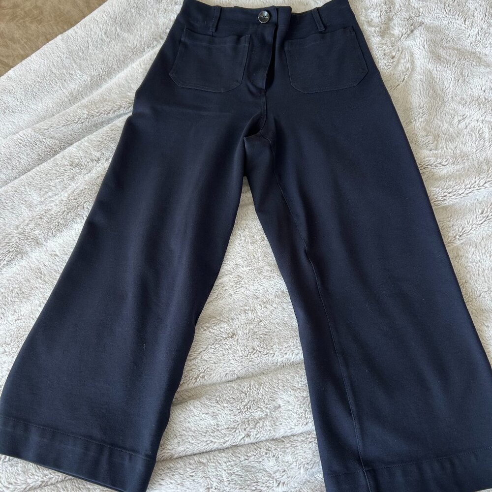 Quince Ponte pant size 2 navy
